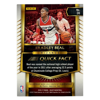 PANINI NBAカード SELECT BRADLEY BEAL WIZARDS #31 中古 IT2