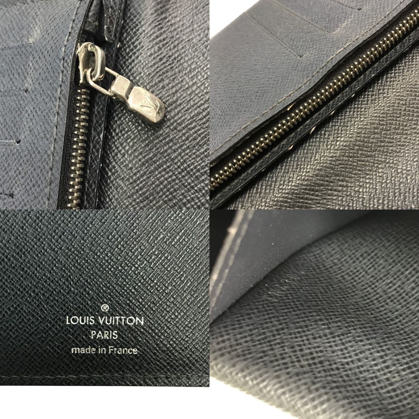 LOUIS VUITTON ルイヴィトン エピ ポルトフォイユプラザ 長財布 メンズ 2つ折り シンプル デイリー ブラック M60622 中古 T1