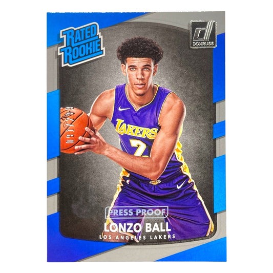 PANINI NBAカード DONRUSS PRESS PROOF LONZO BALL LAKERS 091/299 #199 中古 IT2