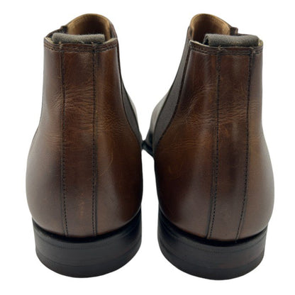 CROCKETT＆JONES クロケット＆ジョーンズ CRANFORD サイドゴアブーツ 6 1/2 E (約25cm) 靴 シューズ メンズ 革靴 レザー 中古 W４