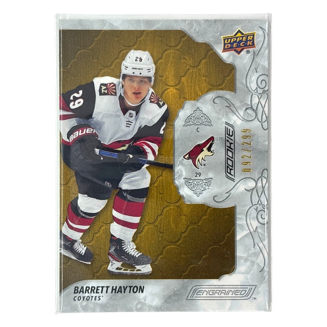 UPPER DECK NHLカード ENGRAINED BARRETT HAYTON COYOTES /299 #54 中古 IT1