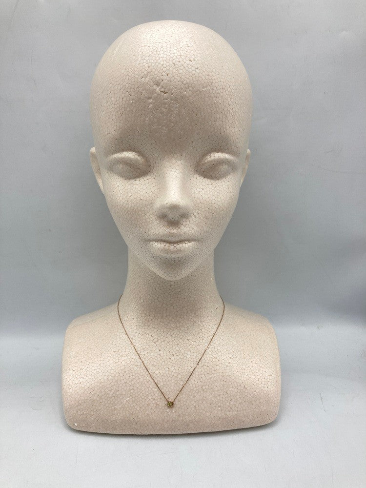 4℃ ヨンドシー シルバー ペリドット ネックレス 中古 D4