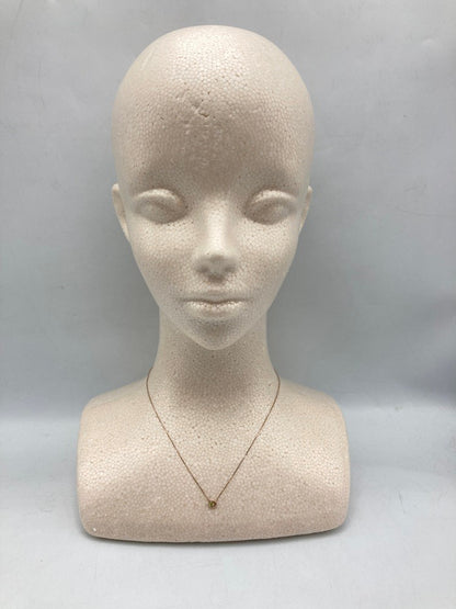 4℃ ヨンドシー シルバー ペリドット ネックレス 中古 D4