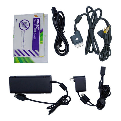 Microsoft Xbox360S本体(250GB) + Kinect＆ゲームソフト４本セット 中古 a1