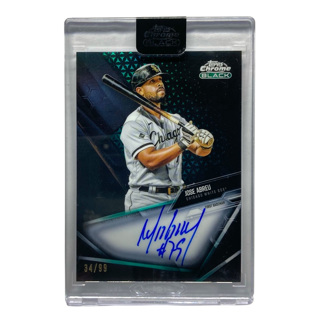 TOPPS MLBカード CHROME BLACK JOSE ABREU WHITE SOX 34/99 #CBA-JA 中古 IT2