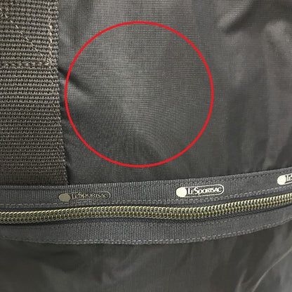 LeSportsac レスポートサック バックパック レディース 2way 手提げ ナイロン 通学 リュック A4収納可 グレー 中古 T1