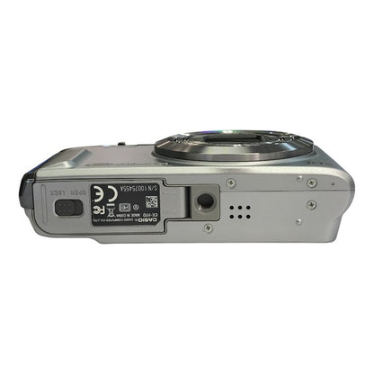 CASIO EXILIM コンパクトデジタルカメラ シルバー 光学10倍ズーム 顔検出 EX-H10 中古 T1