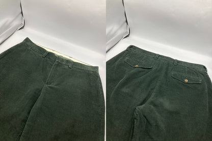 L.L.Bean エルエルビーン クラシックフィット コーデュロイパンツ サイズ32 グリーン 中古 D4