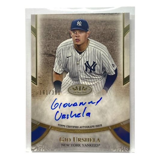 TOPPS MLBカード TIER ONE GIO URSHELA YANKEES 161/300 #PPA-GUR 中古 IT2