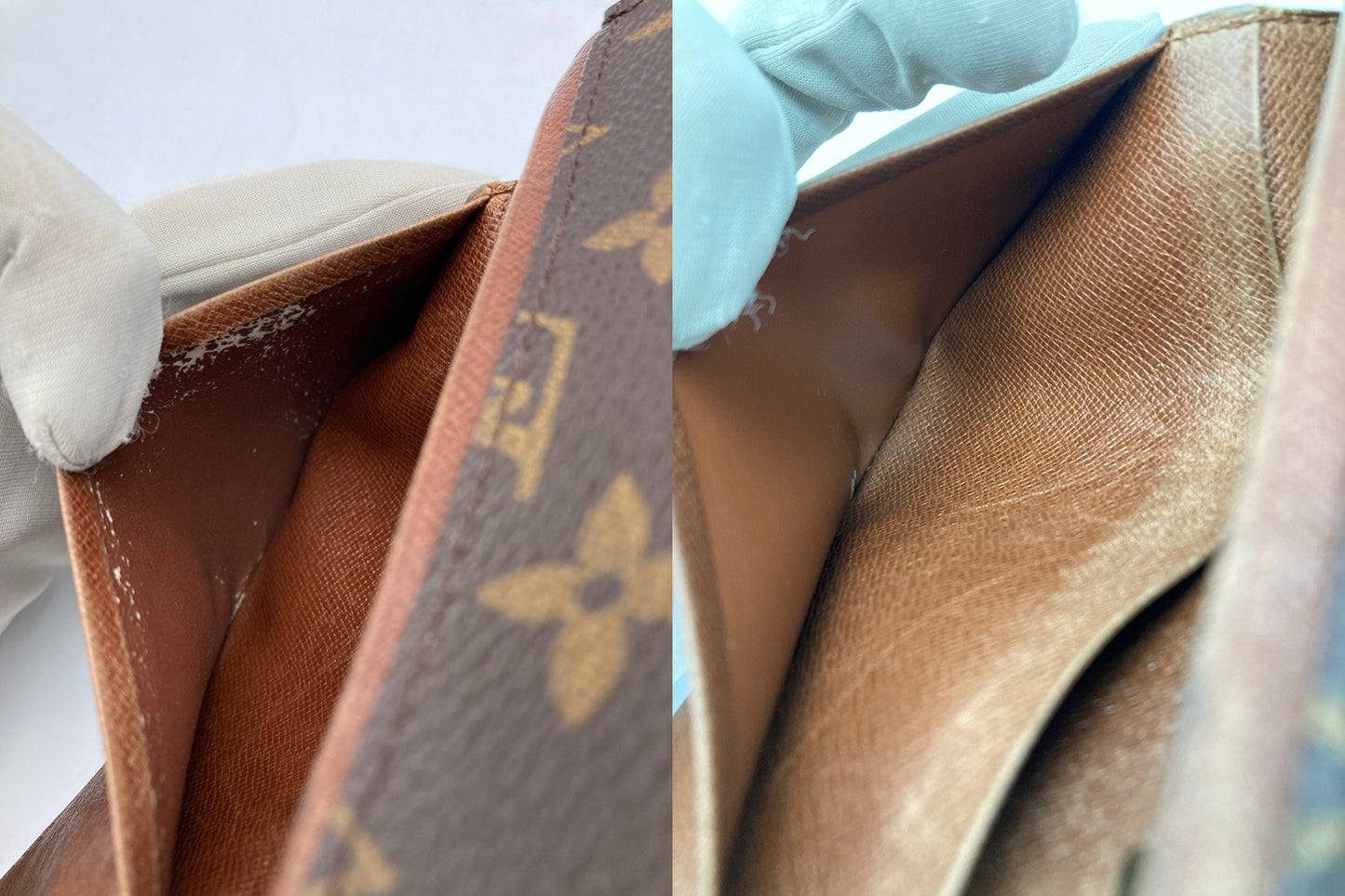 LOUIS VUITTON ルイヴィトン モノグラム ポルトモネ ビエ トレゾール M61730 中古 D4