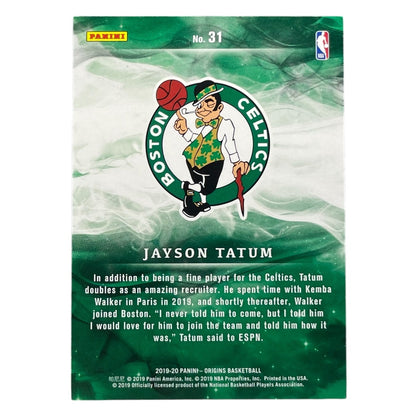 PANINI NBAカード ORIGINS JAYSON TATUM BOSTON CELTICS #31 中古 IT2