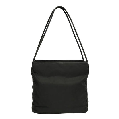 PRADA プラダ METROPOLIトートバッグ レディース テスート ナイロン 三角プレート 肩掛け ブラック B8492 中古 T1