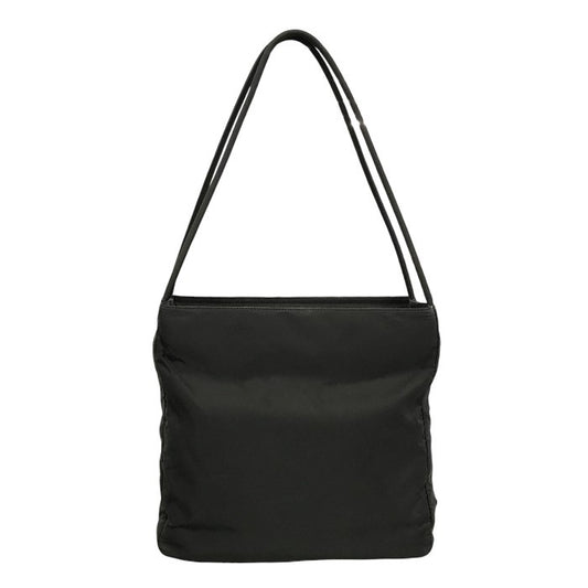 PRADA プラダ METROPOLIトートバッグ レディース テスート ナイロン 三角プレート 肩掛け ブラック B8492 中古 T1