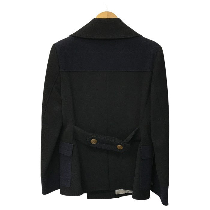 Vivienne Westwood MAN ヴィヴィアンウエストウッドマン ピーコート メンズ ナポレオン ウール ブラック/ネイビー 46サイズ VW-MH-78707 中古 T1