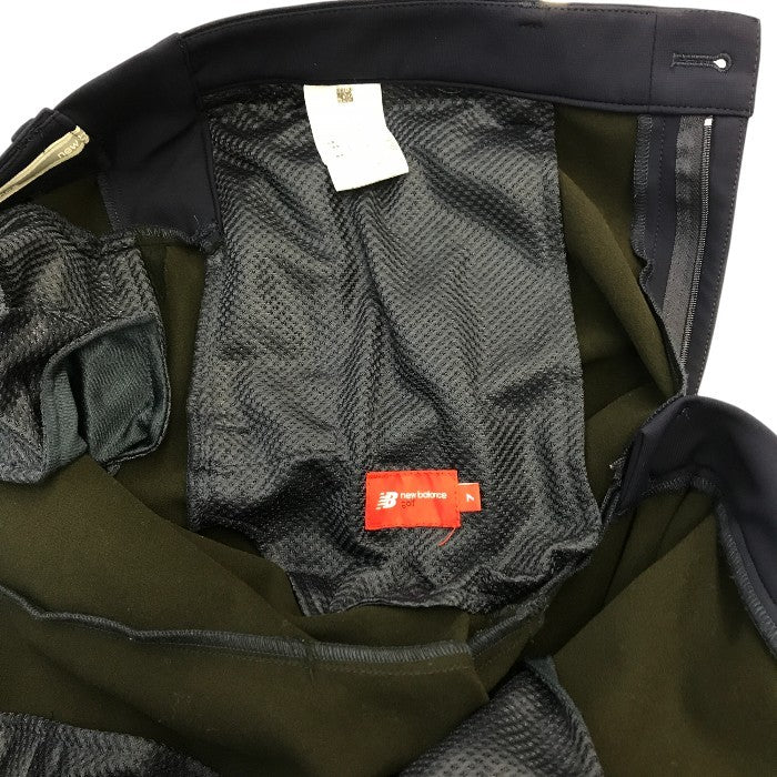 NEW BALANCE ニューバランス パンツ メンズ 秋冬 ロング ゴルフ ストレッチ 裏フリース ネイビー 7(3L)サイズ 012-3231003 中古 T1