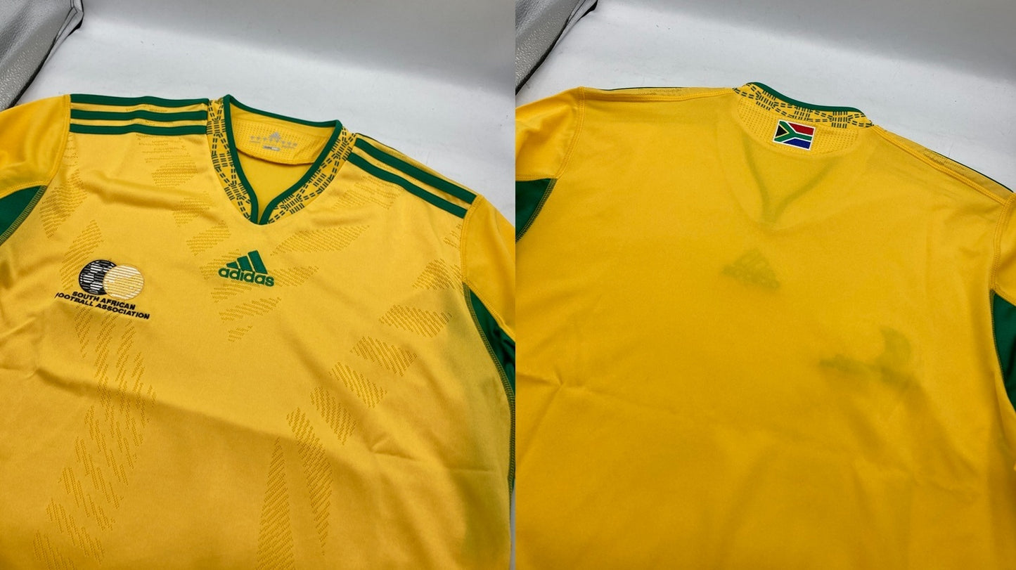 adidas アディダス 南アフリカ代表 2010 レプリカ ユニフォーム サイズ JASPO O メンズ 中古 D4