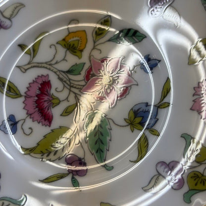 MINTON ミントン ハドンホール カップ&ソーサー ペア 洋食器 ブランド ティー 紅茶 花柄 中古 W1