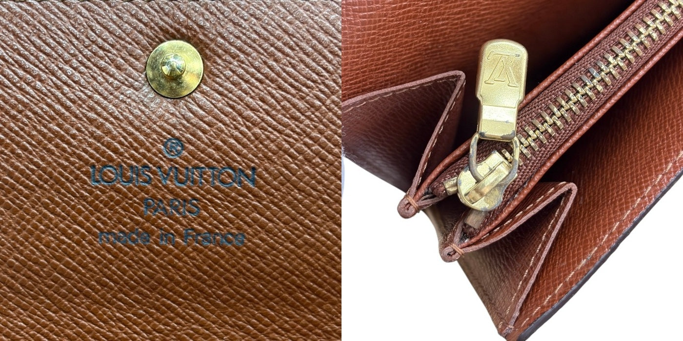 LOUIS VUITTON ルイヴィトン モノグラム ポルトフォイユ サラ M61734 長財布 ブランド レディース メンズ 小銭入れ カード入れ 中古 W４