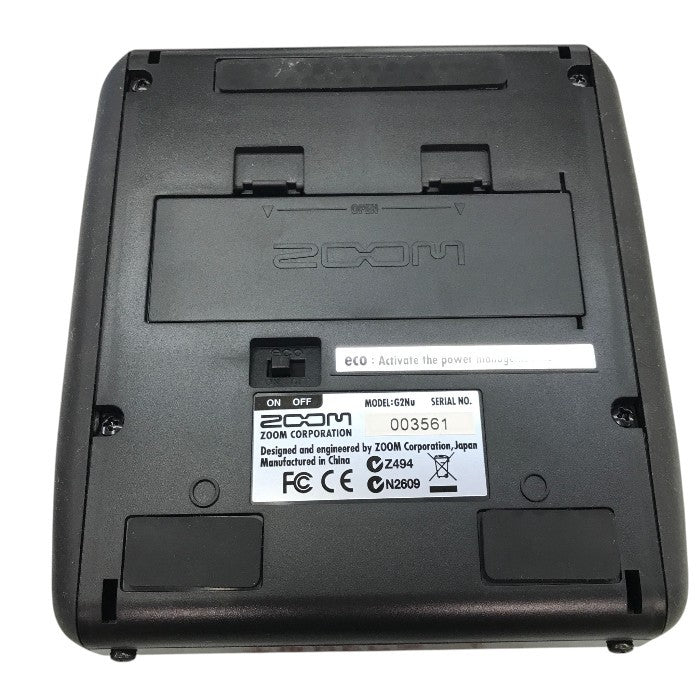 ZOOM ギターエフェクター/オーディオインターフェース ブラック G2Nu 中古 Y1