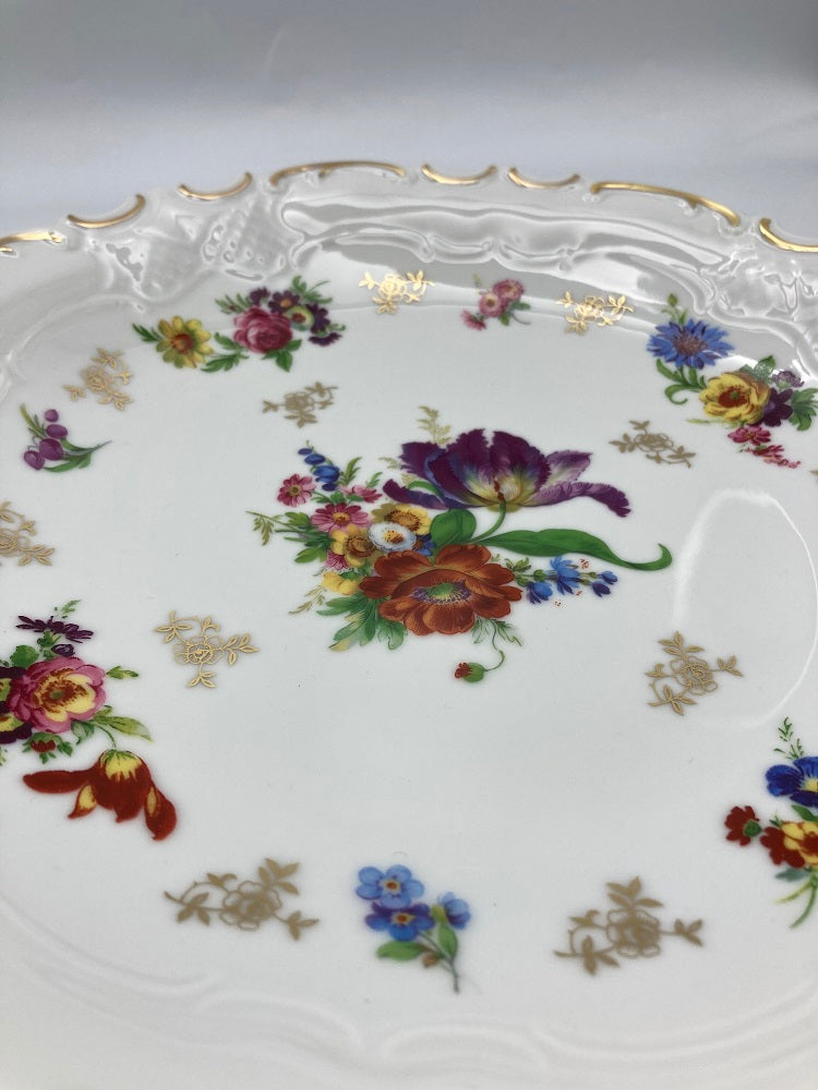 REICHENBACH ライヒェンバッハ 花柄 27cm プレート 中古 4