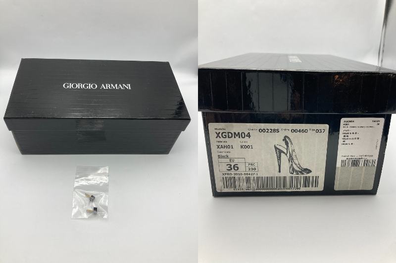 GIORGIO ARMANI ジョルジオアルマーニ  バックストラップ パンプス 中古 4