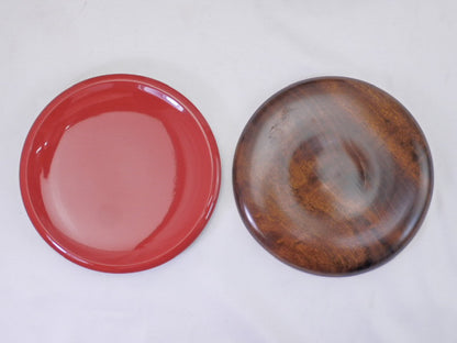 山中漆器 山中塗 銘々皿 5客 中古 1