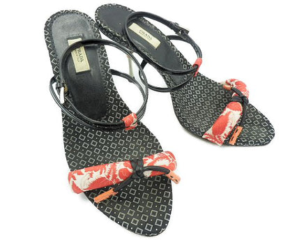 PRADA プラダ ジャパニーズスタイル ストラップ サンダル 約22.5cm 中古 1