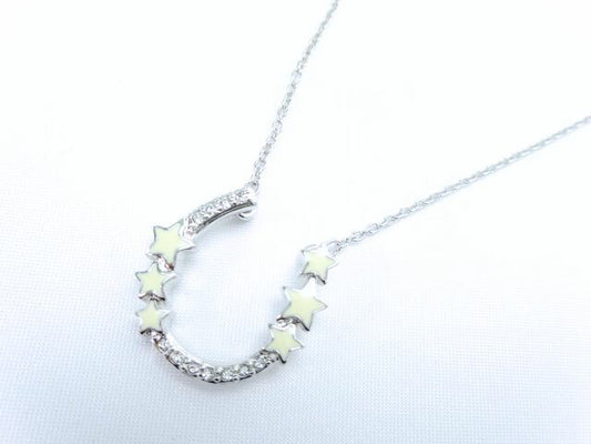 SWAROVSKI/スワロフスキー Gamma ペンダント中古 クリスタルとホワイトスターの組合わせが人気のペンダントです♪
