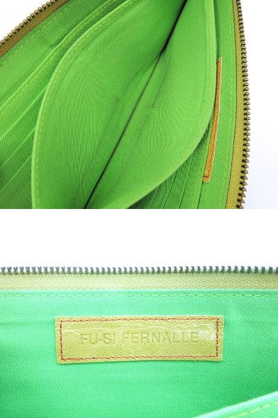 FU-SI FERNALLE/フーシフェルナーレ 字ファスナー長財布中古 カード入れが多くすっきり収納できます♪