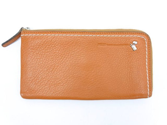 PELLE BORSA/ペレボルサ L字ファスナー長財布中古 薄くて持ち歩きやすい長財布です♪