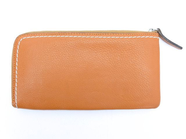 PELLE BORSA/ペレボルサ L字ファスナー長財布中古 薄くて持ち歩きやすい長財布です♪