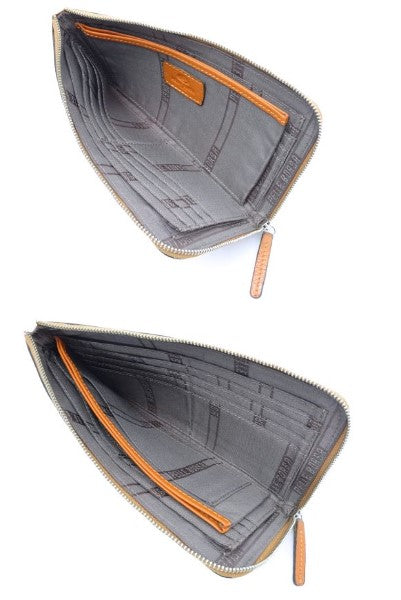 PELLE BORSA/ペレボルサ L字ファスナー長財布中古 薄くて持ち歩きやすい長財布です♪
