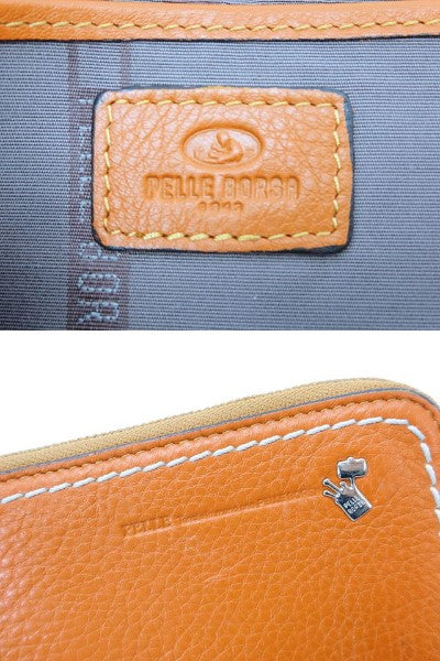 PELLE BORSA/ペレボルサ L字ファスナー長財布中古 薄くて持ち歩きやすい長財布です♪