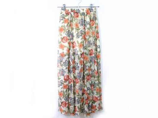 未使用品 アバクロンビー&フィッチ マキシスカート中古 ロング 花柄