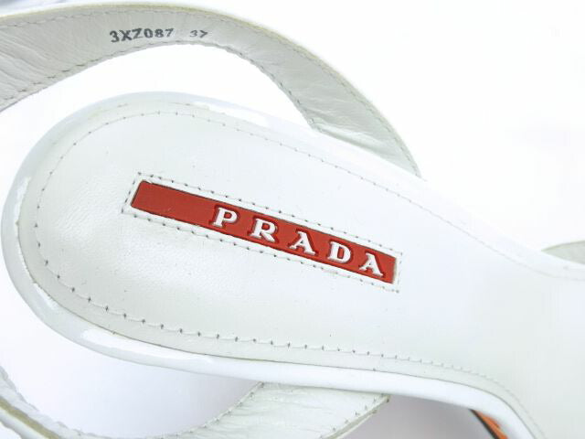 PRADA SPORT/プラダスポーツ ウェッジソールサンダル 37 約24cm 中古  ウェッジソールで歩きやすい☆