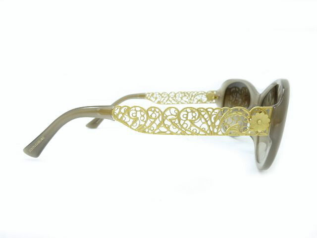 DOLCE&GABBANA/ドルチェ&ガッバーナ DG 4213 サングラス中古 柔らかな色合いとテンプルデザインが女性らしいサングラスです♪