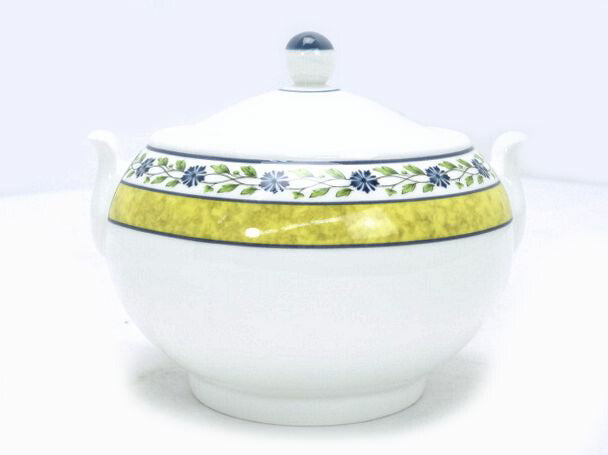 未使用品 WEDGWOOD/ウェッジウッド ミストラル シュガーポット中古 廃盤となった鮮やかなカラーが人気のシリーズです♪