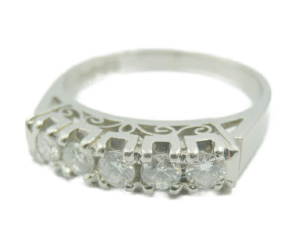 ダイヤモンド 0.3ct Pt900 リング 8号 中古  プラチナ 指輪 ジュエリー アクセサリー おしゃれ