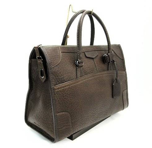 【】REED KRAKOFF/リードクラッコフ レザー ２ＷＡＹ ショルダー トートバッグ【中古】 厚めのレザーで丈夫なかっこいい２ＷＡＹバッグです☆