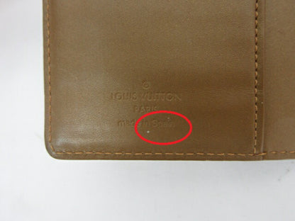 LOUIS VUITTON ルイヴィトン モノグラムマット アジェンダＰＭ 中古  手帳カバー ロゴ ゴールド ブランド おしゃれ スケジュール