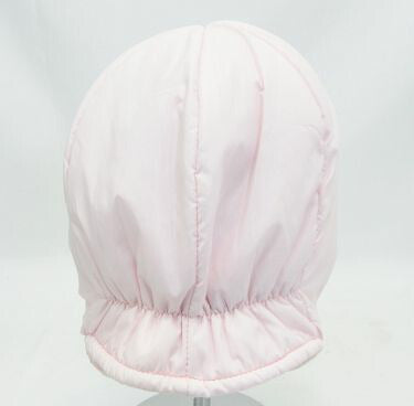 MONCLER/モンクレール　パイロットキャップ【中古】 ダウン ピンク ガール 防寒 帽子