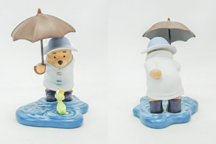 フィギュリン Poo&Friends We'll share forever, whatever the weather. 中古 くまのプーさんの陶器製フィギュリン♪