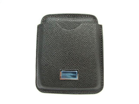 未使用品 DOLCE & GABBANA/ドルチェ＆ガッバーナ レザーカードケース 中古  メンズ ブラック 美品 おすすめ