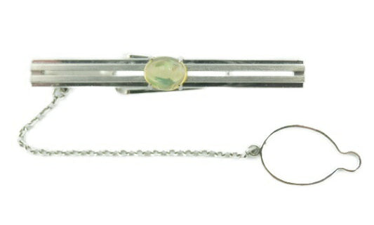 K14 WG オパール タイピン ホワイト ゴールド 中古  メンズ アクセサリー ネクタイピン ビジネス おしゃれ