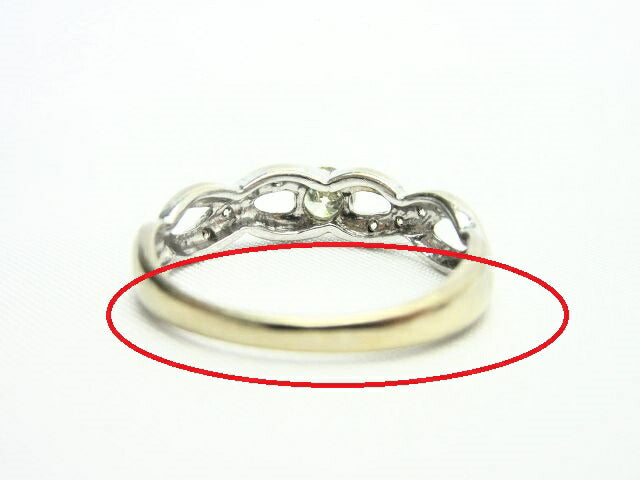 ダイヤ0.173ct/0.08ct K18WGリング 10号 中古  ダイヤモンド ホワイトゴールド 金 指輪 パーティ 結婚式