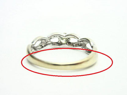 ダイヤ0.173ct/0.08ct K18WGリング 10号 中古  ダイヤモンド ホワイトゴールド 金 指輪 パーティ 結婚式