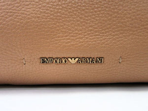 EMPORIO ARMANI/エンポリオアルマーニ レザーフラップ2WAYバッグ 中古  ショルダー ハンド おすすめ ベージュ レディース 鞄