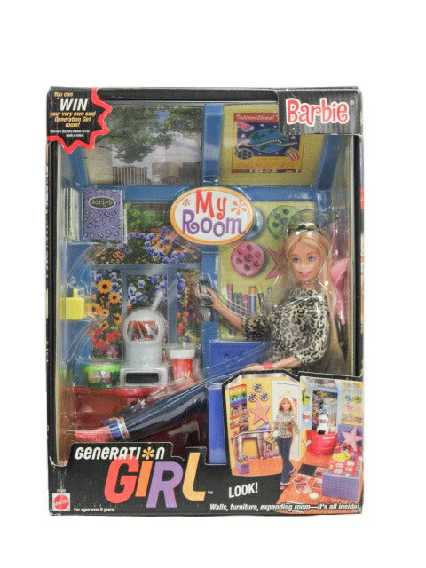 未開封品 MATEL/マテル Barbie GENERATION GIRL My ROOM バービー ジェネレーションガール マイルーム 中古 大人気バービーのお部屋プレイセット♪