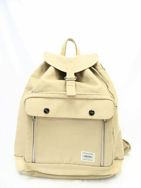 PORTER/ポーター SAC'SBARコラボ ブライトリュックサック 中古  バックパック 373-08756 DRASTIC THE BAGGHGE 鞄 ベージュ