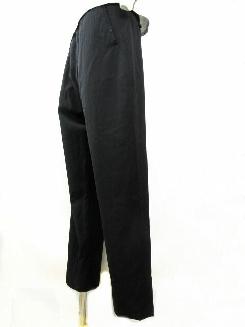 YOHJI YAMAMOTO POUR HOMME/ヨウジヤマモト プールオム ウール100％ テーパードパンツ 中古  ズボン 毛 ブラック 黒 メンズ ブランド シンプル